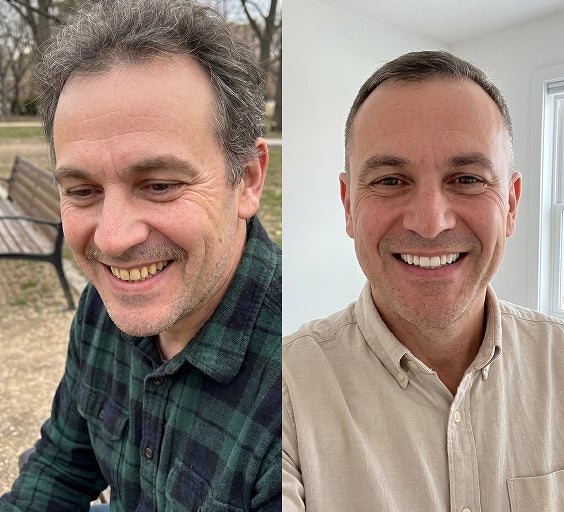 Customer smile comparison