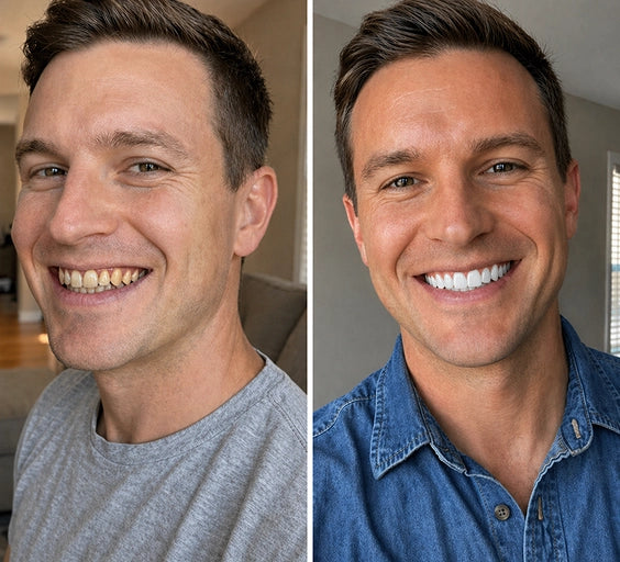 Customer smile comparison