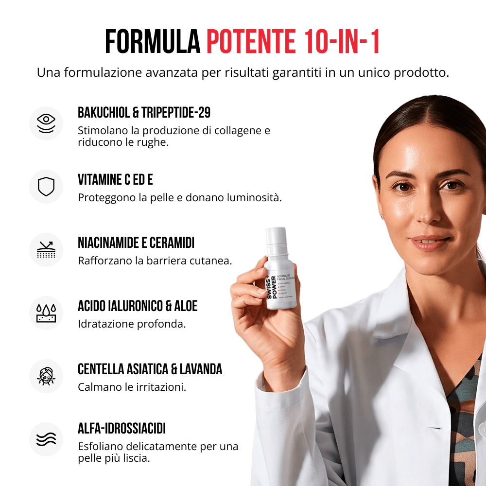 Siero viso avanzato 10 in 1
